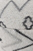 Picture of Koza Home Bliss Gray Ethnic Patterned Cream Puff 45 X H 42 Cm 4280 45 x 42
