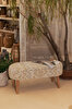 Picture of Koza Home Bliss Yellow Ethnic Patterned Cream Bench 40 X 100 XH 47 Cm 4282 100 x 47
