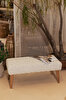 Picture of Koza Home Bliss Cream Embossed Textured Bench 42 X 91 XH 42 Cm 4283 91 x 42