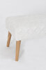 Picture of Koza Home Bliss Cream Embossed Textured Bench 42 X 91 XH 42 Cm 4283 91 x 42