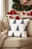 Picture of Koza Home Charm Pine Tree Printed Cream Cushion 45X45 35252A 45 x 45