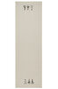 Picture of Koza Home Charm Special Pine Tree Embroidered Cream Runner 45X140 35262A 45 x 140