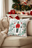 Picture of Koza Home Charm Tin Soldier Printed White Cushion 43X43 35264A 43 x 43