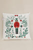 Picture of Koza Home Charm Tin Soldier Printed White Cushion 43X43 35264A 43 x 43