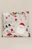 Picture of Koza Home Charm Christmas Themed Special Color Printed Beige Cushion 43X43 35265A 43 x 43