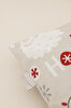 Picture of Koza Home Charm Christmas Themed Special Color Printed Beige Cushion 43X43 35265A 43 x 43