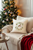 Picture of Koza Home Charm Colorful Deer Printed White Cushion 43X43 35257A 43 x 43