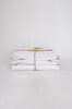 Picture of Koza Home Boho Plain Natural Cream %100 Cotton Duvet Cover Set Double 200 x 220 7036A 200 x 220