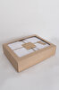 Picture of Koza Home Boho Plain Natural Cream %100 Cotton Duvet Cover Set Single 100 X 200 7037A 100 x 200