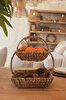 Picture of  Koza Home Meander Water Hyacinth 2 Tier Square Presentation 5120