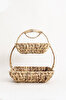 Picture of  Koza Home Meander Water Hyacinth 2 Tier Square Presentation 5120