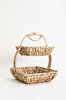 Picture of  Koza Home Meander Water Hyacinth 2 Tier Square Presentation 5120