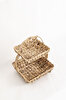 Picture of  Koza Home Meander Water Hyacinth 2 Tier Square Presentation 5120