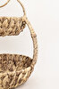 Picture of  Koza Home Meander Water Hyacinth 2 Tier Round Presentation 5121