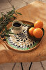 Picture of Koza Home Meander 35x3 cm Pearl Rattan Tray & Wall Decor 5083 35 x 3