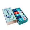 Picture of Anemoss Men’s Seamless Socks Set, 5 Pairs, Nautical Design, %85 Cotton, Fits Sizes 41-46 (EU)
