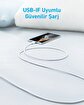 Anker 322 USB-C to USB-A 1.8m Şarj/Data Kablosu - Siyah - 30W Güç Destekli - A81H6. ürün görseli