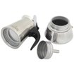 Any Morning Jun-4 Moka Pot, Paslanmaz Çelik, 200 ml, BPA İçermeyen Plastik Kulplu. ürün görseli