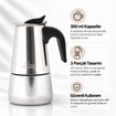 Any Morning Moka Pot 300 ml (6 Shot) 18/10 Paslanmaz Çelik Espresso Demleme Potu FE001-6. ürün görseli