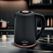 Picture of Any Morning Electric Kettle, 1.8L, 61 oz BPA-Free Stainless Steel, Auto Shut-Off, LED, Black, DE231801