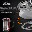 Any Morning FF120 French Press - 600 ml Kahve ve Bitki Çayı Demleme İçin Paslanmaz Çelik Tasarım. ürün görseli