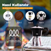 Any Morning HES-6 Alüminyum Espresso Kahve Makinesi Moka Pot 240 ml - Siyah Renk. ürün görseli
