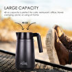 Picture of Any Morning 40 oz Thermal Carafe SI232250– Insulated Stainless Steel Coffee Server, Black