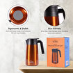 Picture of Any Morning 40 oz Thermal Carafe SI232250– Insulated Stainless Steel Coffee Server, Copper Effect 