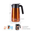 Picture of Any Morning 40 oz Thermal Carafe SI232250– Insulated Stainless Steel Coffee Server, Copper Effect 