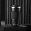 Any Morning BA21549 Paslanmaz Çelik Termos Mug 500 Ml Siyah, Kaymaz Silikon Halka, Sızdırmaz Kapak. ürün görseli