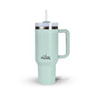Any Morning SI2440217 Vaha Çift Katman Paslanmaz Çelik Kulplu Termos Mug 1200 Ml Su Yeşili, Sızdırmaz ve Üç Aşamalı Çevrilebilir Kapak. ürün görseli