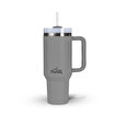 Any Morning SI2440217 Vaha Çift Katman Paslanmaz Çelik Kulplu Termos Mug 1200 Ml Gri, Sızdırmaz ve Üç Aşamalı Çevrilebilir Kapak. ürün görseli