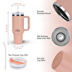 Picture of Any Morning SI2440217 Thermos Mug 1200 ml Light Salmon, 40.58 oz