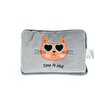 Any Morning Vaha 1200 ml Çelik Termos, Gri & BiggDesign Cats Elektrikli Sıcak Su Torbası Seti. ürün görseli