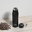 Any Morning 600 ml Çelik Termos, Siyah & Moodix 5W Taşınabilir Kablosuz Hoparlör Gri Seti. ürün görseli