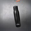 Any Morning 600 ml Çelik Termos, Siyah & Moodix 5W Taşınabilir Kablosuz Hoparlör Gri Seti. ürün görseli