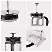Biggcoffee FY450 Kahve ve Bitki Çayı için French Press 600 ML. ürün görseli