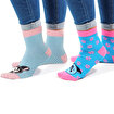 Biggdesign Dogs Kadın 5'li Kısa Çorap Seti. ürün görseli