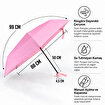 Biggdesign Moods Up Pembe Mini Şemsiye, Manuel Aç-Kapa, Rüzgara Dayanıklı, Çanta Boy, Özel Tasarım. ürün görseli
