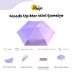 Biggdesign Moods Up Mor Mini Şemsiye, Manuel Aç-Kapa, Rüzgara Dayanıklı, Çanta Boy, Şık Tasarım. ürün görseli
