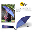 Biggdesign Moods Up Pembe Puantiyeli Lacivert Manuel Mini Şemsiye . ürün görseli