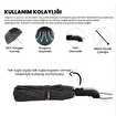 Biggdesign Moods Up Premium Gri Otomatik Şemsiye, Rüzgara Dayanıklı, Hızlı Kuruyan, Hafif, Kılıflı. ürün görseli