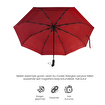 Biggdesign Moods Up Premium Bordo Otomatik Şemsiye, Rüzgara Dayanıklı, Hızlı Kuruyan, Hafif, Kılıflı. ürün görseli