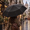 Biggdesign Moods Up Premium Ahşap Saplı Siyah Otomatik Şemsiye. ürün görseli