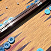 Picture of Biggdesign Oriental Backgammon Set | Magnetic Closure, Scratch-Resistant Surface