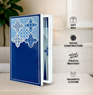 Picture of Biggdesign Blue Tile Backgammon Set, Magnetic Closure, Scratch-Resistant Surface