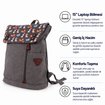 Biggdesign Dogs 15" Laptop Çantası & Tam Otomatik Rüzgara Dayanıklı Köpek Desenli Şemsiye Set. ürün görseli