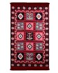 Bigghome SA1619B Çift Taraflı Kilim 120*180 cm, Makinede Yıkanabilir, Etnik Desenli. ürün görseli