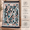 Bigghome SA1818A Çift Taraflı Kilim 120*180 cm, Makinede Yıkanabilir, Etnik Desenli. ürün görseli