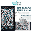 Bigghome Çift Taraflı Kilim, Makinede Yıkanabilir, Modern Desenli, 120*180 cm, SA1818A . ürün görseli